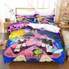 Cool Panty and Stocking Kpop Theme Bedding Set 3D Print Comfortable Bed Linen for Fans Bedroom Decoration Otaku Bedroom Decor