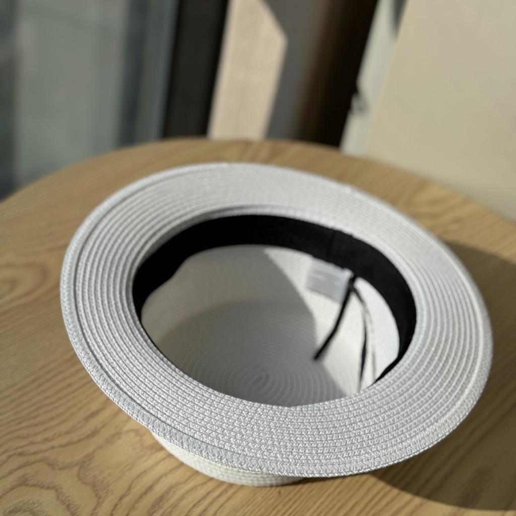 French Flat Straw Hat Woman Summer Beach Photo Vacation Sunshade Sunscreen Top Hat