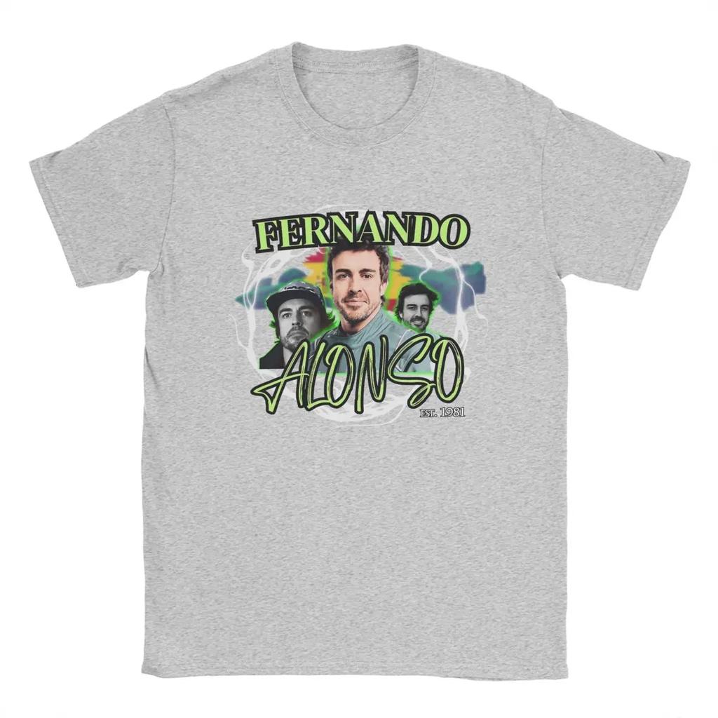 Arrival WoFernando Alonso Bootleg Shirt Accessories Motorcycle Race 100% Cotton T-shirt Clothes Funny Tee Shirt