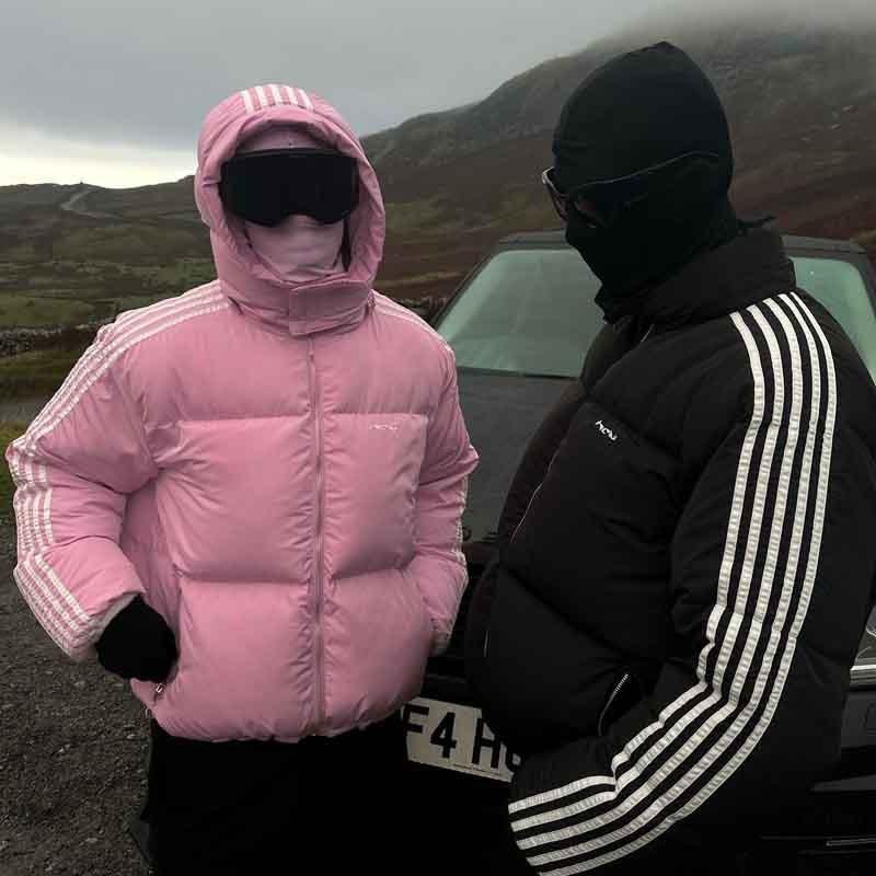Unisex Streetwear Hooded Cotton Puffer Jacket