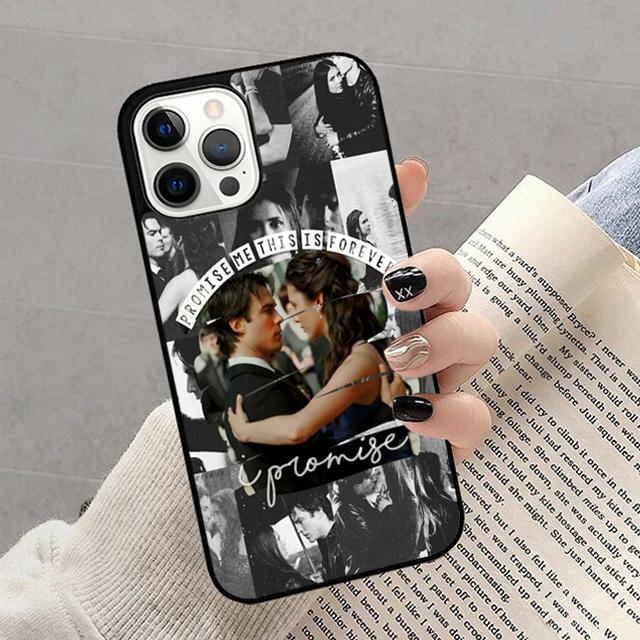 Herbst Damon Salvatore The Vampire Diaries Handyhülle Cover für iPhone 17 Air 16 16e 15 12 11 13 14 Pro Max Plus Hülle