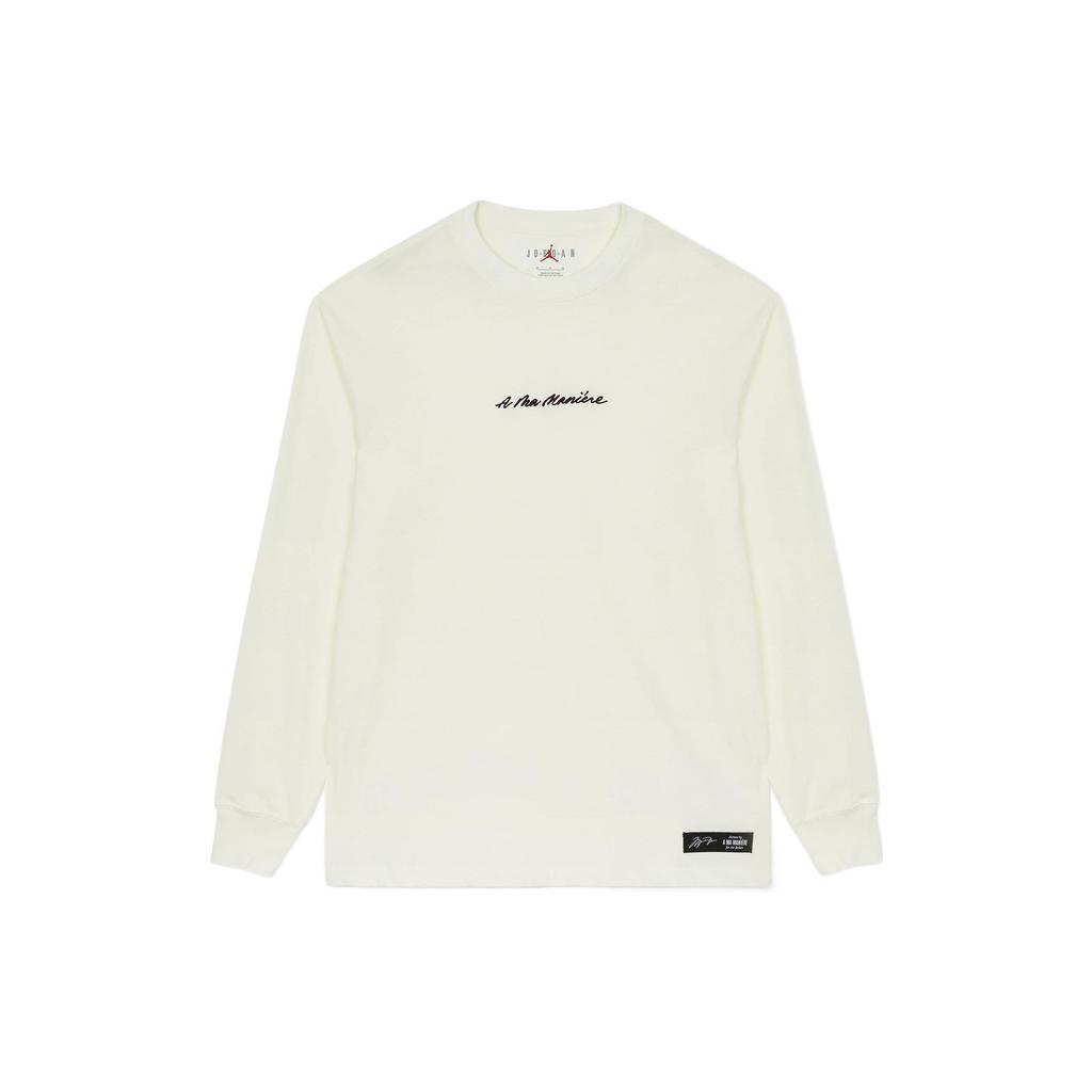 Jordan X A Ma Maniere L/S Tee (Asia Sizing) Sail Men Streetwear DJ9759-133