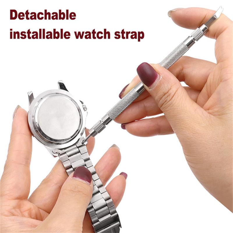 5pcs 45#steel Watch Strap Removal Tool Double Head Screwdriver Tool For Adjustment Replacing Removal