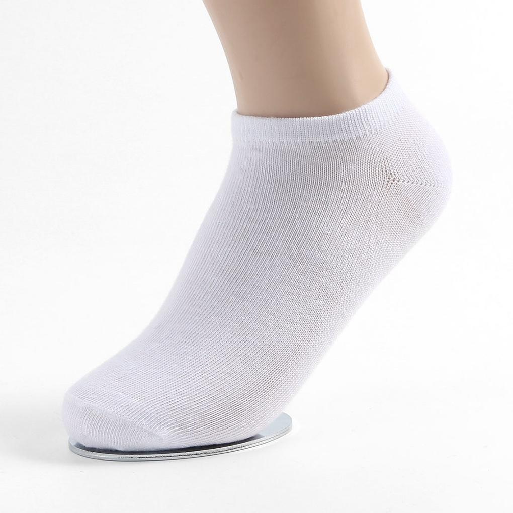 Simple Plain Men s Ankle Socks 10-Pair Set - Comfortable Summer Socks