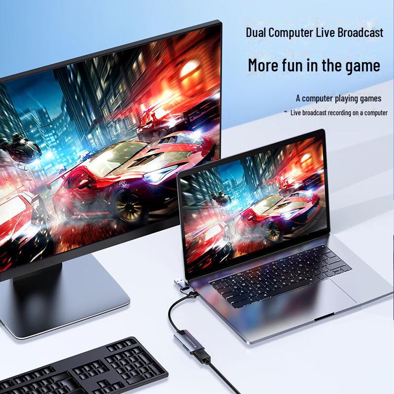 Biaz 4K HDMI Video Capture Card for Switch, NS, PS5/4, Game Consoles, Phones, Cameras