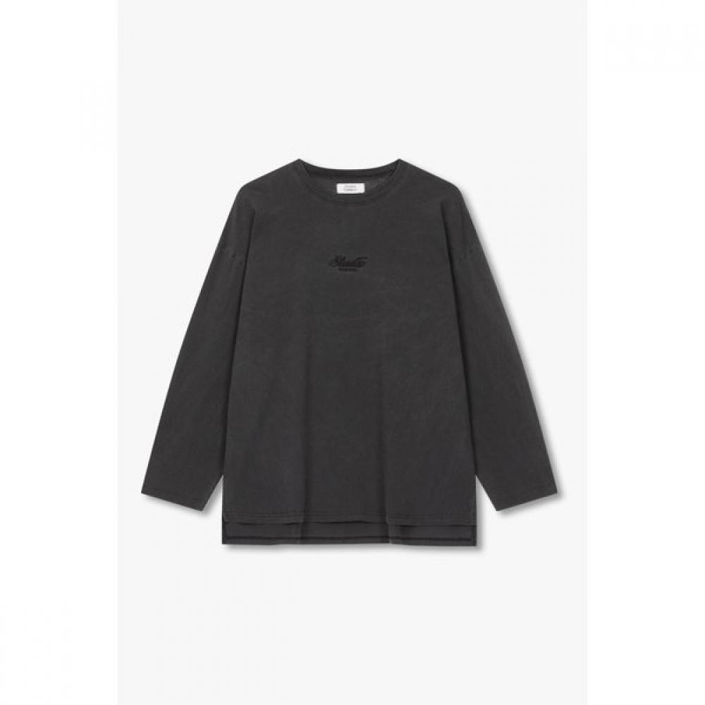 STudio Tomboy Logo Embroidery Round Long Sleeve T shirT 9176322978cT