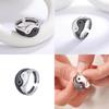Unique Tai Chi Eight Diagrams Rings Stylish Animal/zodiac Shape