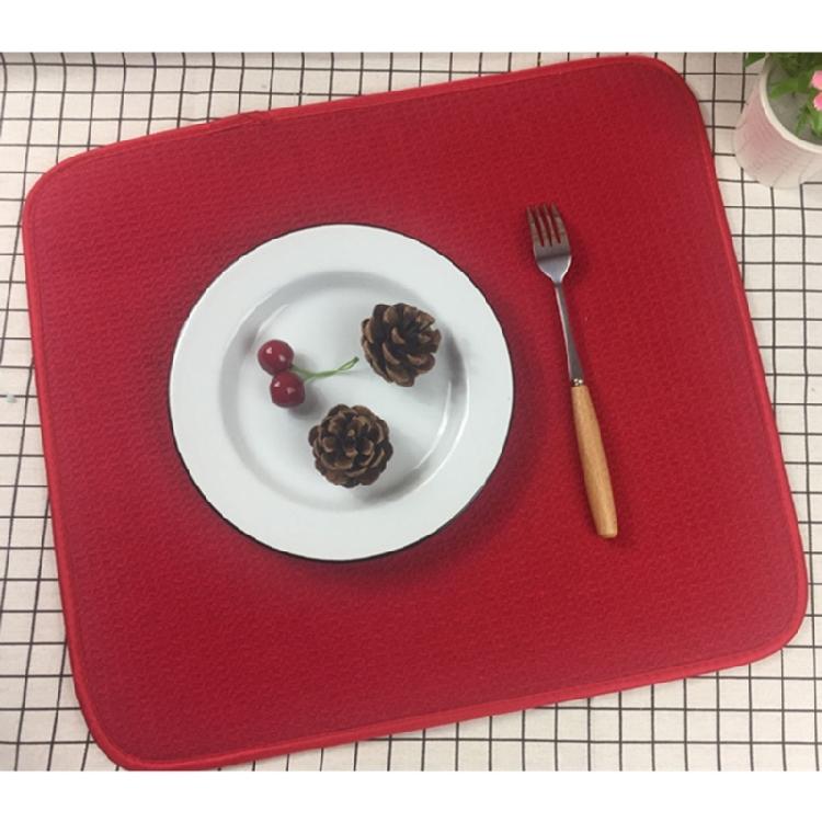 Kitchen Pad Washable Fast Drying Pad Dish Drainer Mat For Kitchen Counter