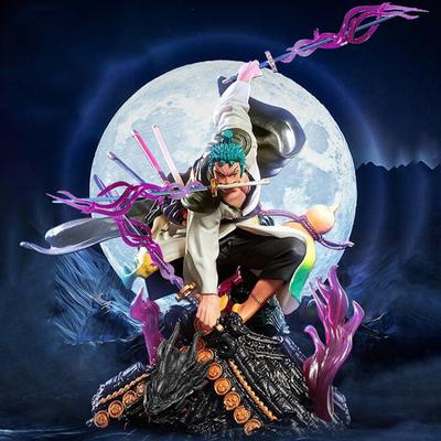 Anime ONE PIECE Statue Roronoa Zoro GK Kimono Ver. Sběratelské dárky pro panenky ze střechy Sauron PVC akční figurky