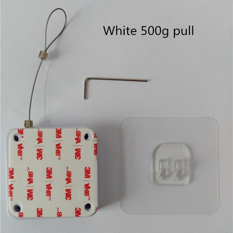 Автоматический дверной доводчик без удара, 500 г-1200 г, трос, выдвижная катушка автоматического восстановления, закрывающее устройство, дверная фурнитура 500g белый