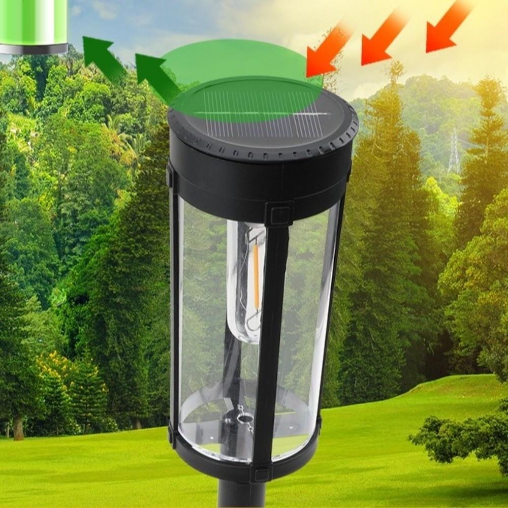 LED Lighting Solar Pathway Lights Waterproof Garden Path Light Landscape Lights  Backyard Landscape