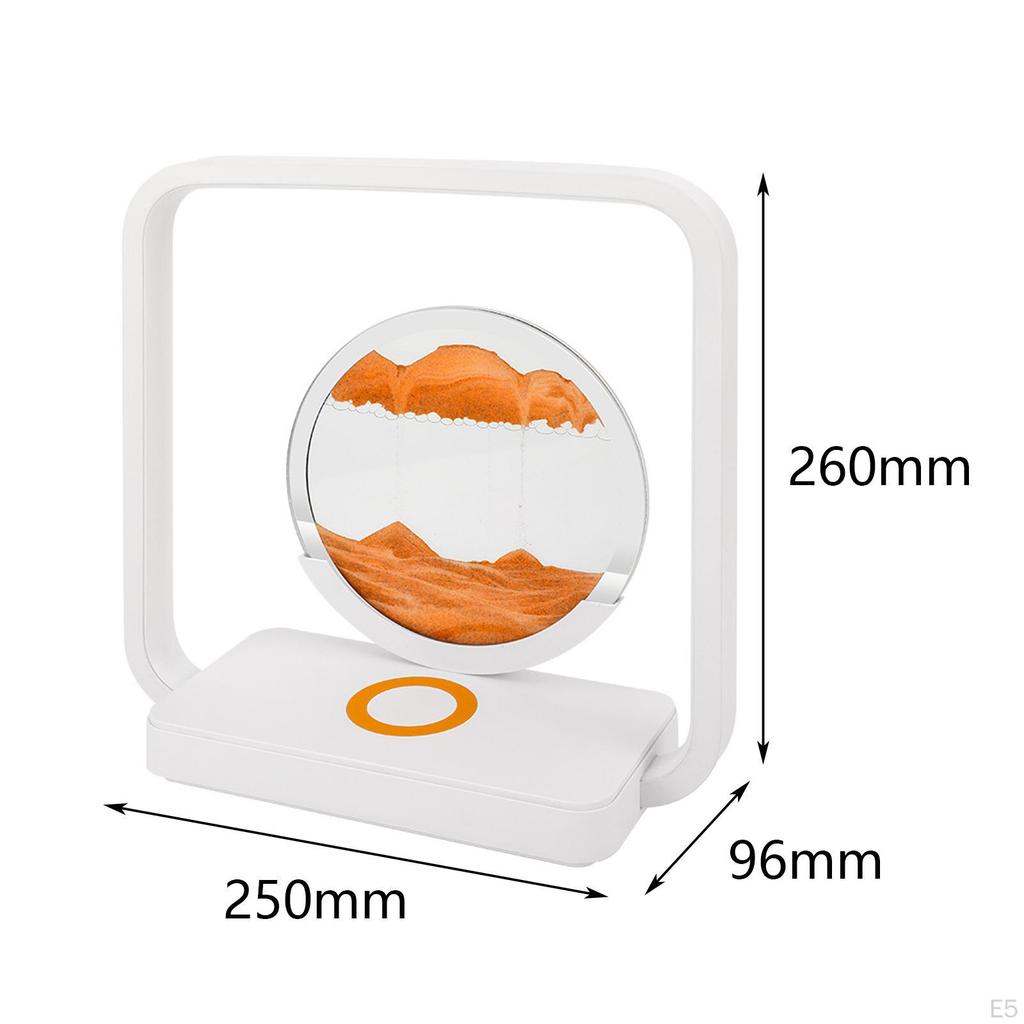 Flowing Sand Night Light with Dynamic Illumination for Home Decor
