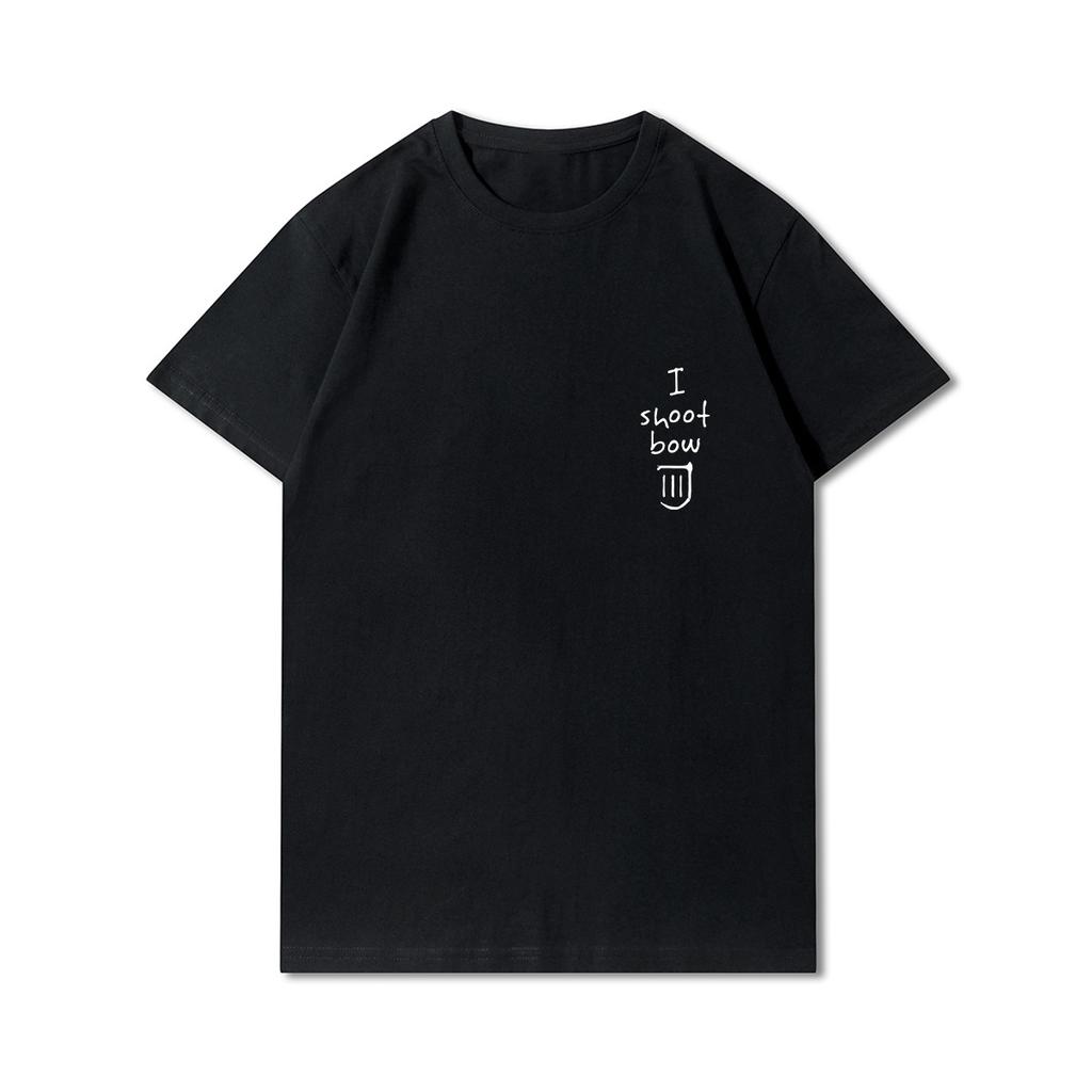 Anime 100 Muster Sommer Übergröße T-Shirts für Männer Buchstaben Bedruckt Lässige Kurzarm Oberteile 100% Baumwolle O Hals T-Shirts