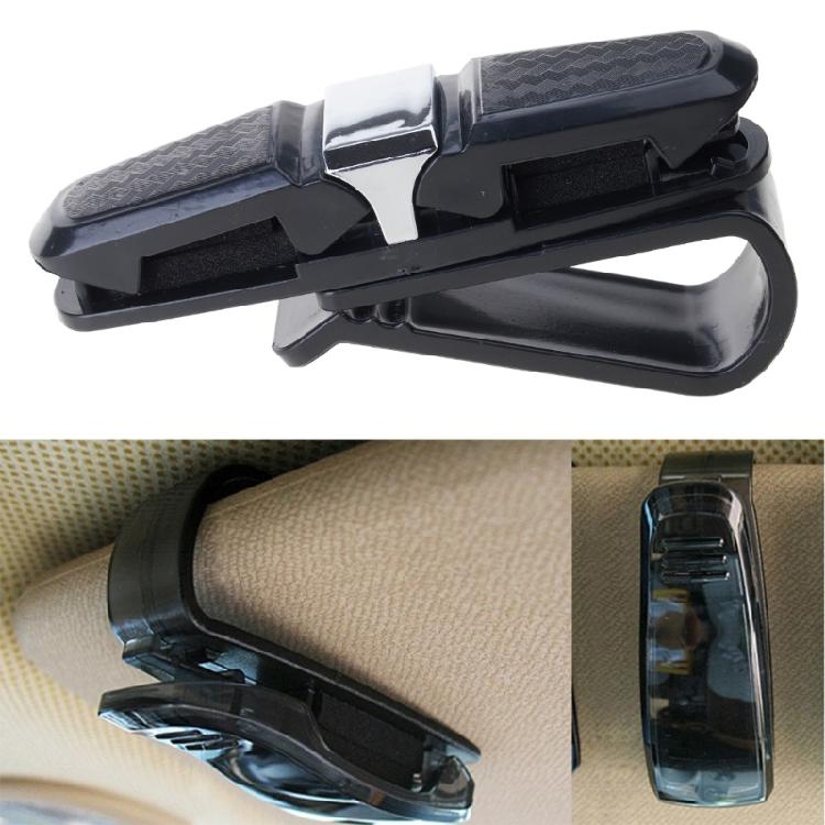 Black Glasses Holder for Car Sun Visor for Seat Backs Sunroofs Car Accessori