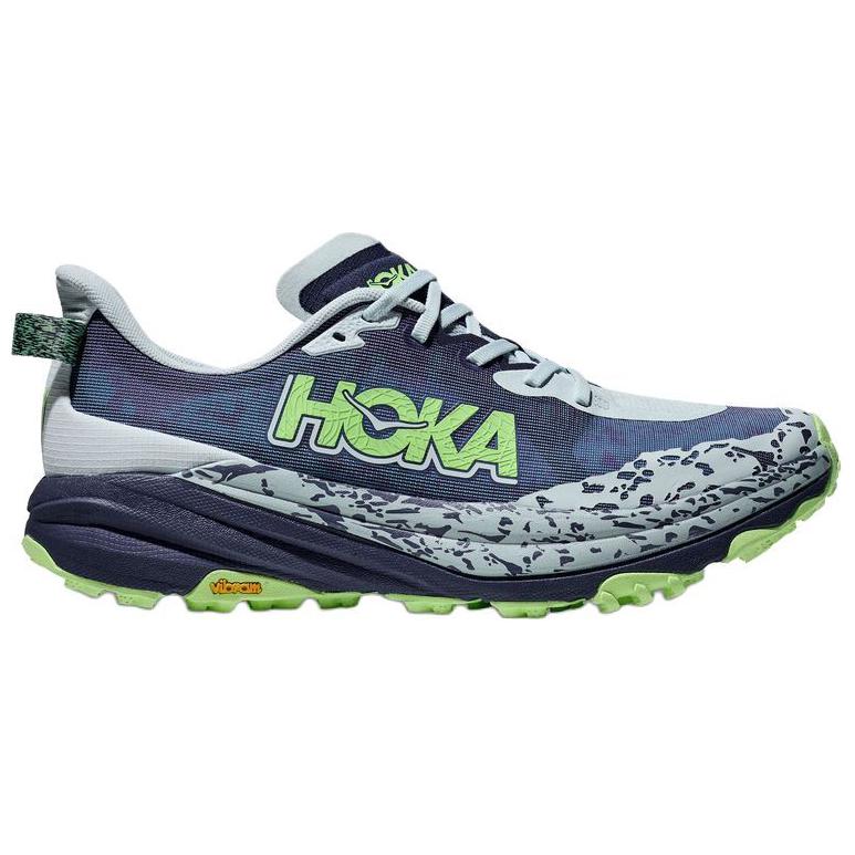 New HOKA ONE ONE SPEEDGOAT 6 Anti Slip Wear Resistant Low Top Running Shoes Men's Blue Gray 1147830-DRPL