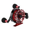 3.6:1 10+1BB Automatic Line Raft Fishing Reel Metal Wire Cup Magnetic Force Slow Down Reel(Carved Wire Cup Right Hand )