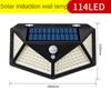 Solar-Wandleuchte 100LED Menschlichen Körper Sensing Mini Garten Licht Outdoor Wasserdicht Garage Licht Straße Licht