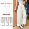 2026 Summer Versatile Balloon Wide-Leg Pants for Pregnant Women - Loose, Slimming, Casual Nine-Point Fit