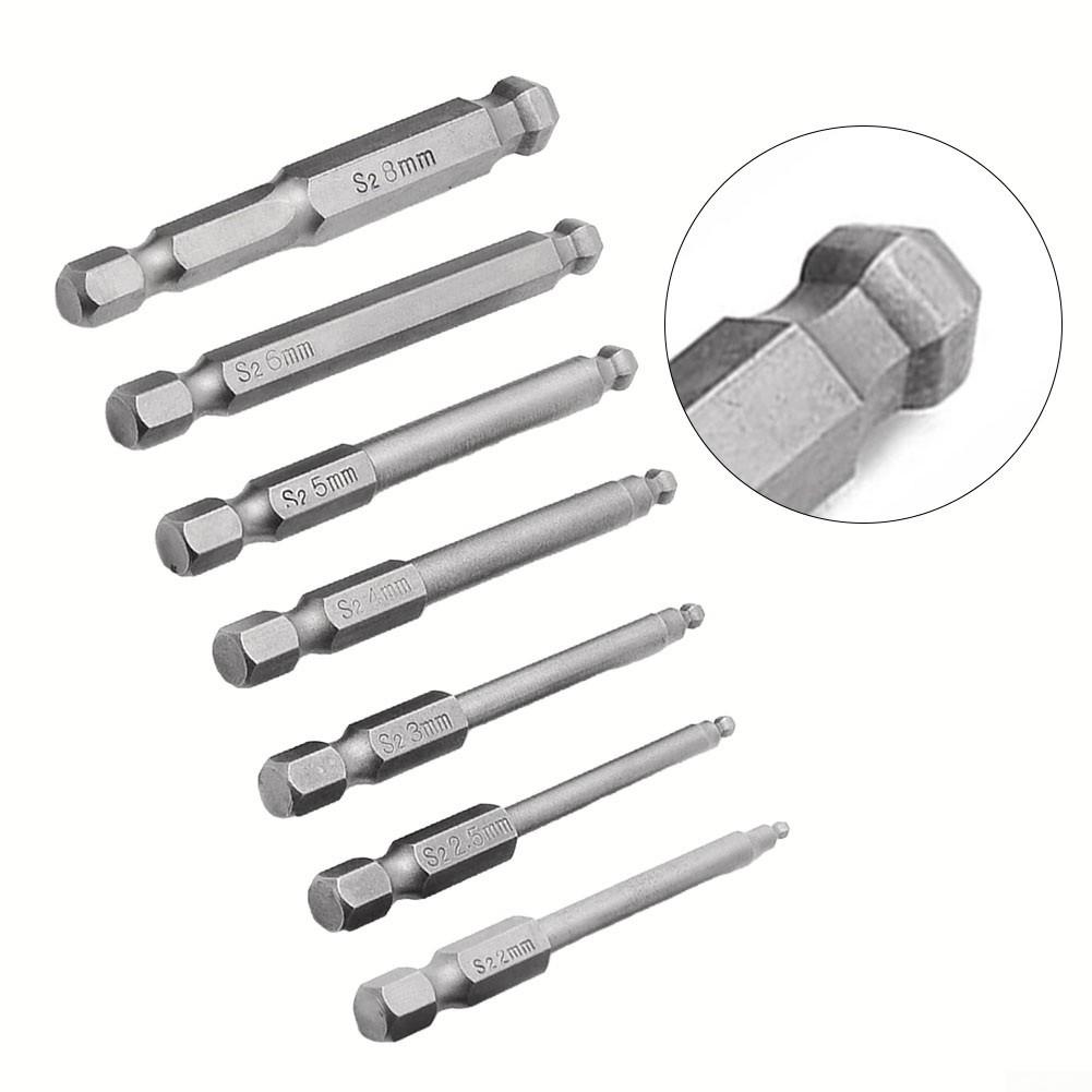 1pc 65mm Hex Screwdriver Bit Alloy Steel End Hexagon