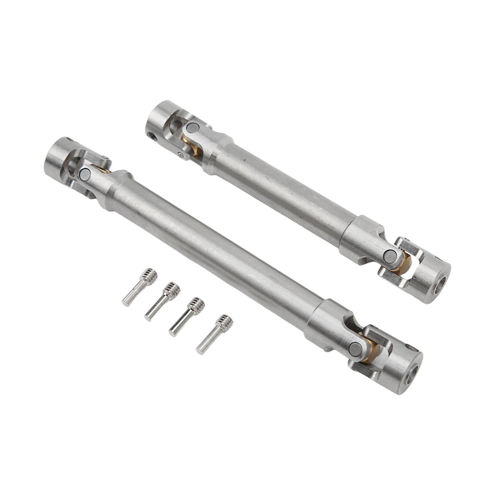 

2PCS RC Drive Shaft Stainless Steel Adjustable for 1/10 313mm Wheel Base Remote Control Car