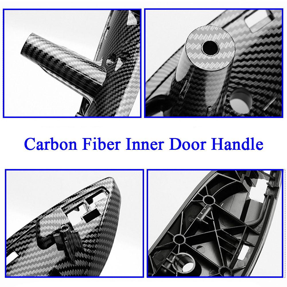 4PCS/2PCS Interior Left Right Door Handle Cover Panel Set For BMW 3 4 Series F30 F31 F32 F33 F34 F35 F36 2013-2018