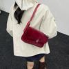 Plush Bag Women's Large Capacity 2025 New Autumn and Winter Versatile Casual Shoulder Underarm Bag Plush Small Square Bag