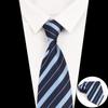 Lüks erkek Kravat 9 CM Geniş Çizgili Nokta Kravat Günlük Giyim Düğün Ofis Partisi