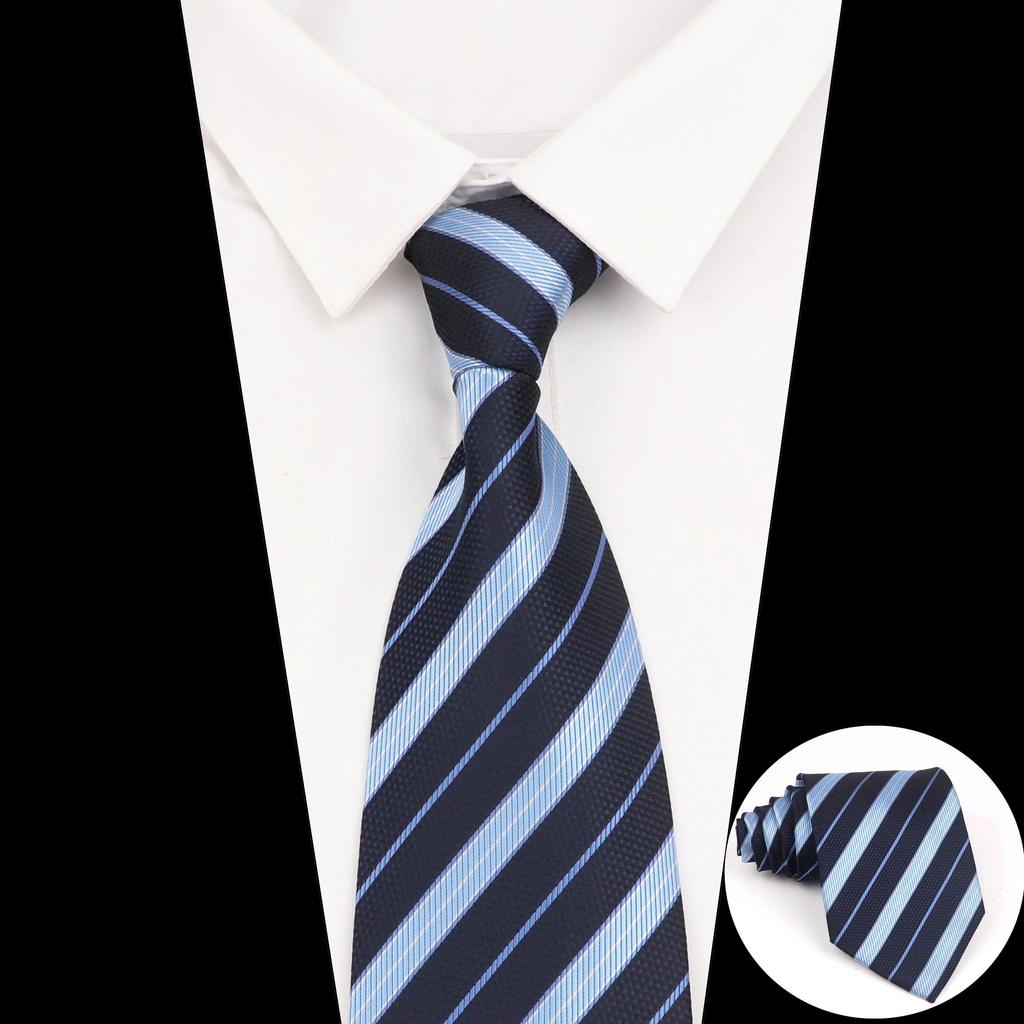Lüks erkek Kravat 9 CM Geniş Çizgili Nokta Kravat Günlük Giyim Düğün Ofis Partisi