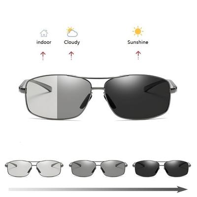 Photochromic Sunglasses For Men Driving Polarized Sun Glasses Man Designer Chameleon Glasses Change Color Eyewear Day And Night
