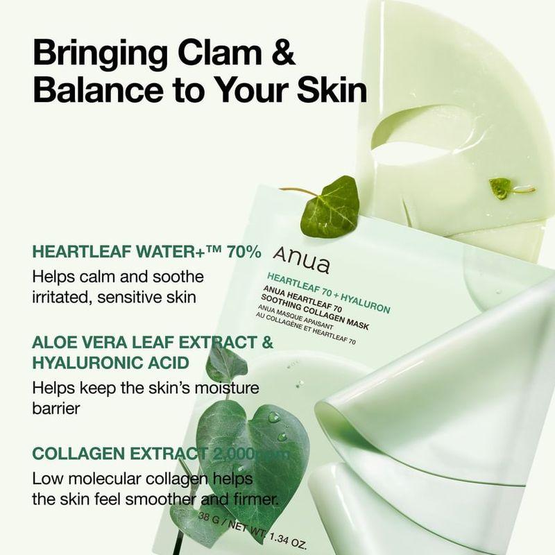 Anua - Collagen Mask Set - 3 Types