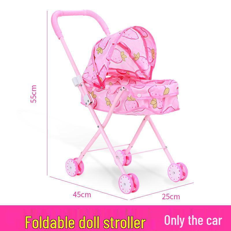 Princess Doll Stroller & Playhouse Set - Real Toy Birthday Gift for Girls
