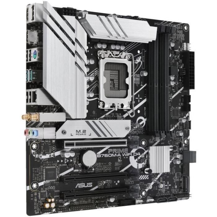 Carte mère - ASUS - PRIME B760M-A WIFI D4 - LGA 1700 - DDR4 - Wi-Fi 6