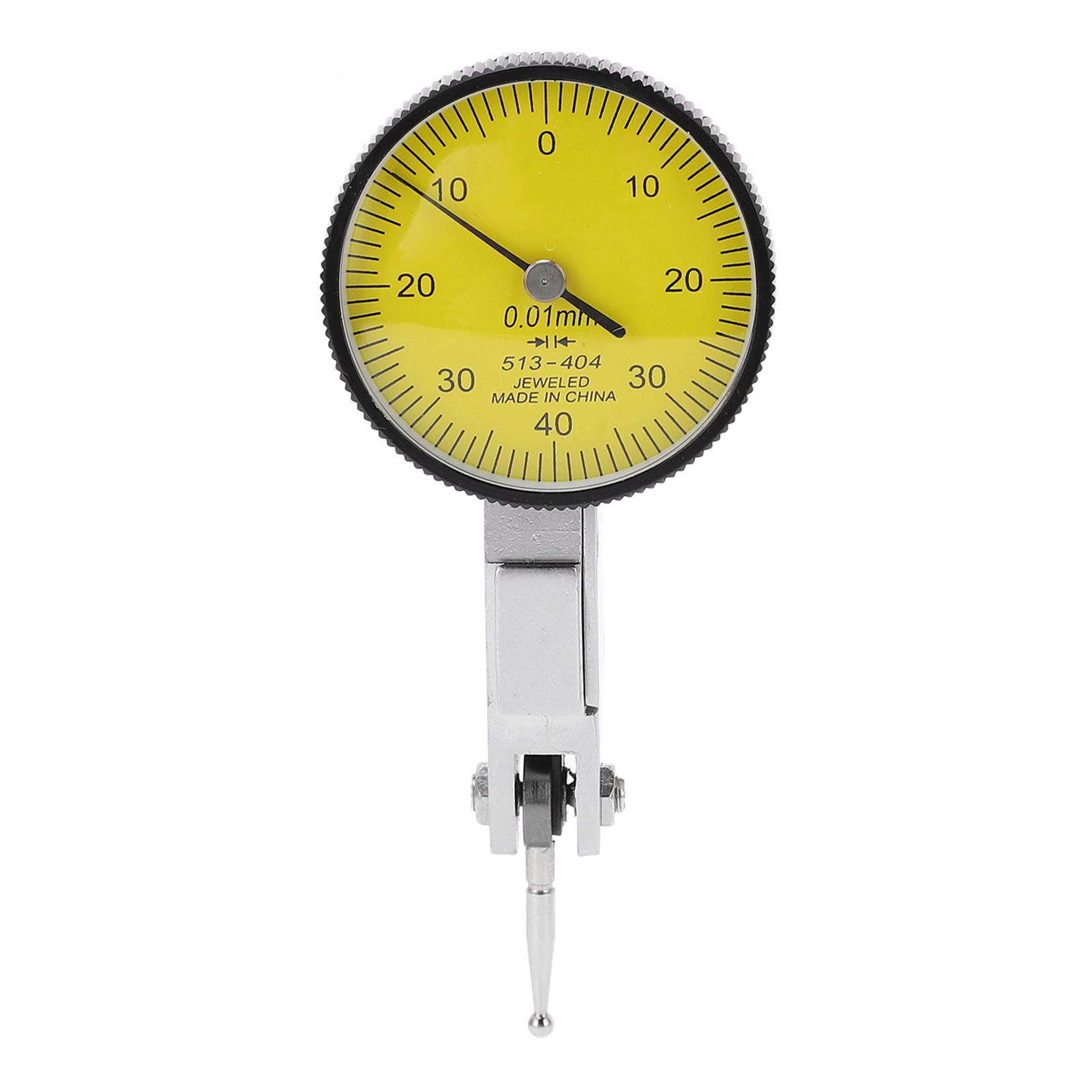 

Индикатор циферблатного теста 0 мм 40 мм 0 мм Диапазон 0,01 мм Точность Точный желтый индикатор циферблатного теста Калибр