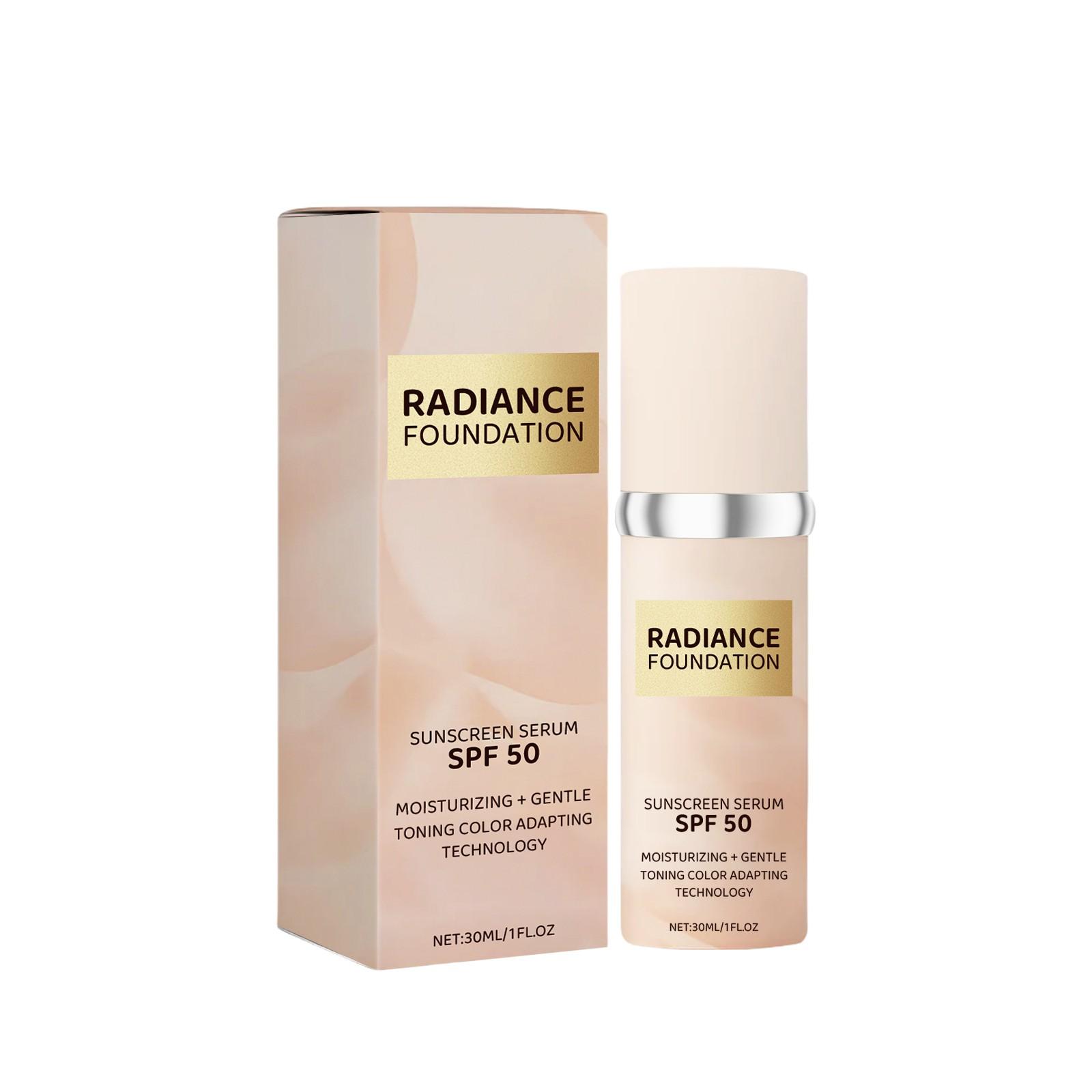 

Тональная основа, меняющая цвет, идеальная тональная основа, меняющая цвет, основа под макияж, увлажняющая жидкая тональная основа для женщин и девочек, нежирная, не оставляющая следов, 30 мл One Size белый