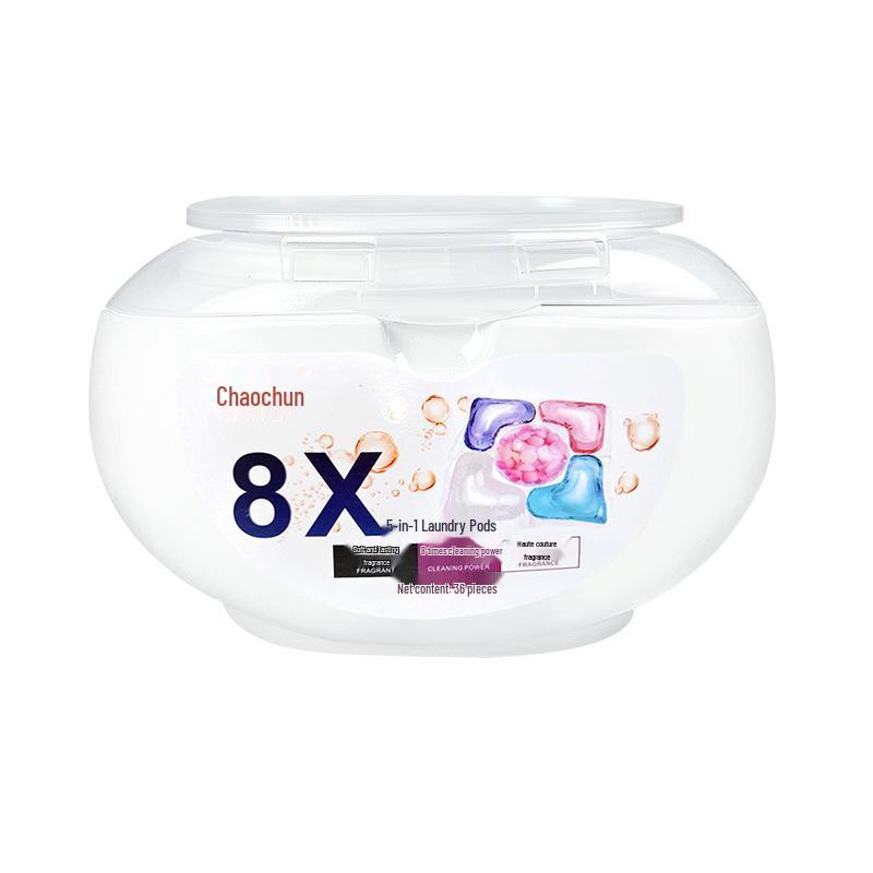 36-Count Five-in-One Laundry Pods: Long-Lasting Fragrance, Deep Clean, Stain Removal, Machine Washable