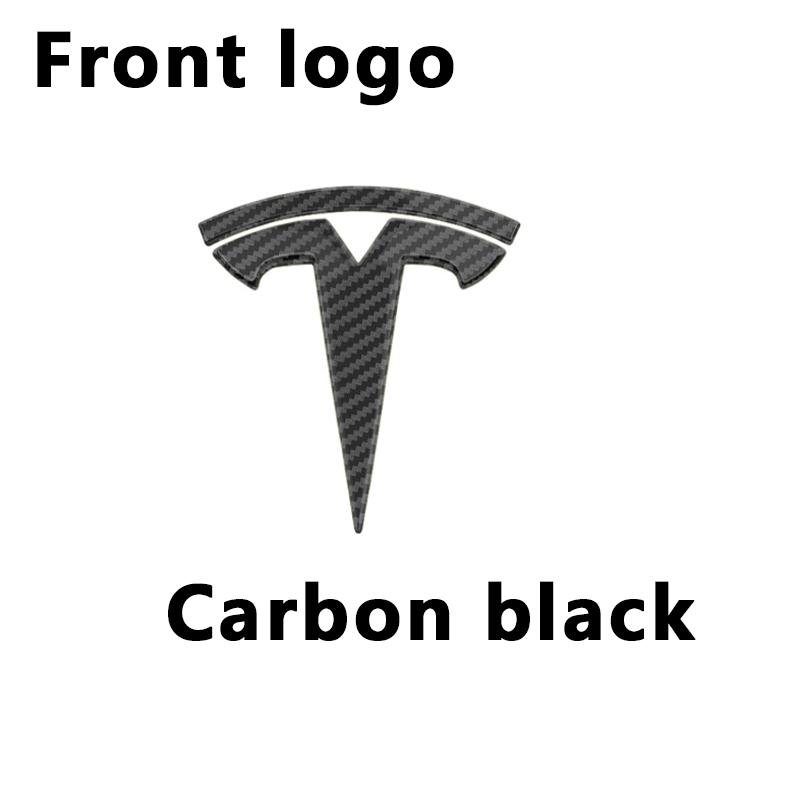 

For Tesla Model 3 Model Y personalization Auto Decal Car Logo Badge Hood Front Grille Rear Trunk Decoration Sticker Accessories Tesla Model 3