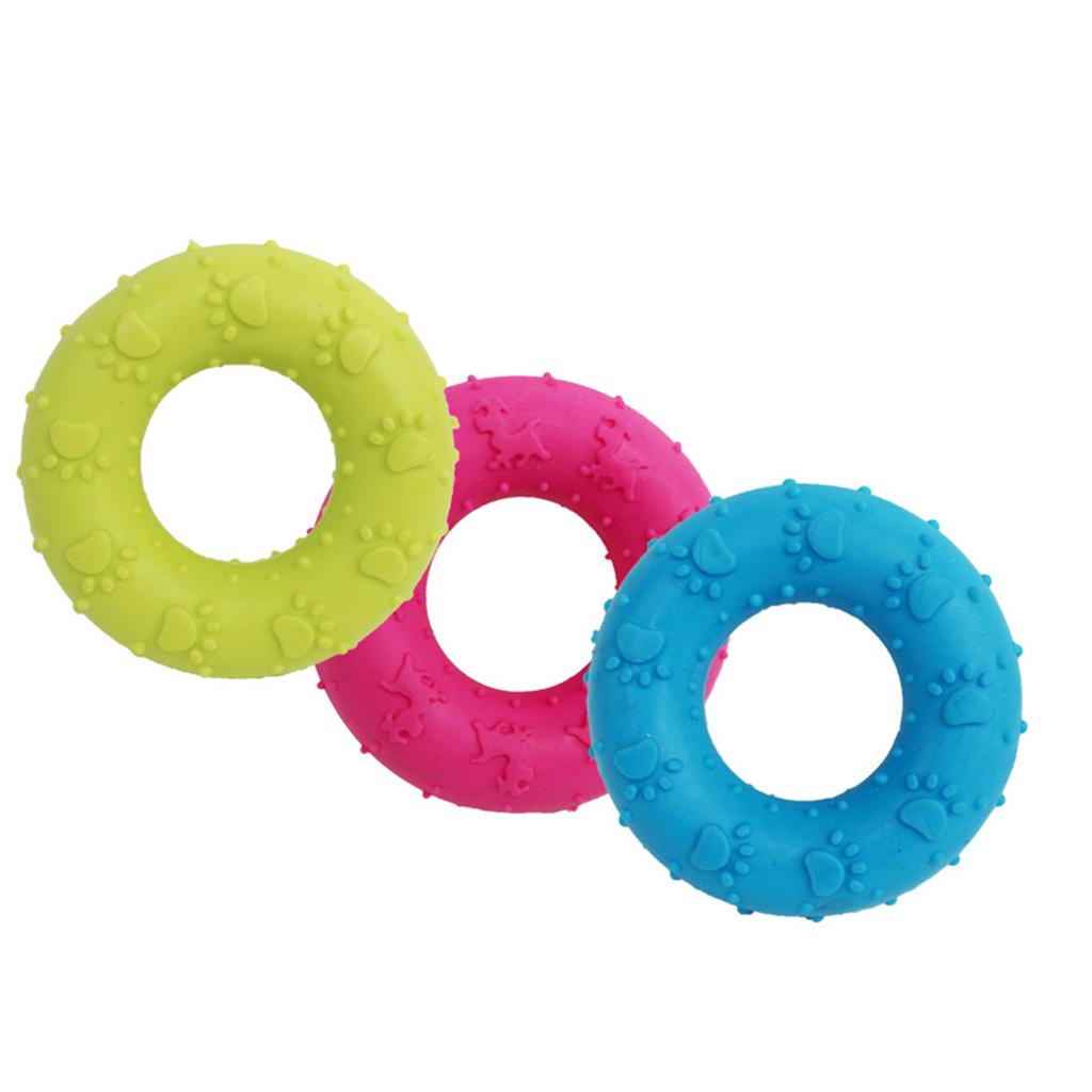 Pet Toy Donut Footprints Dog Training Toy Dog Toy Training