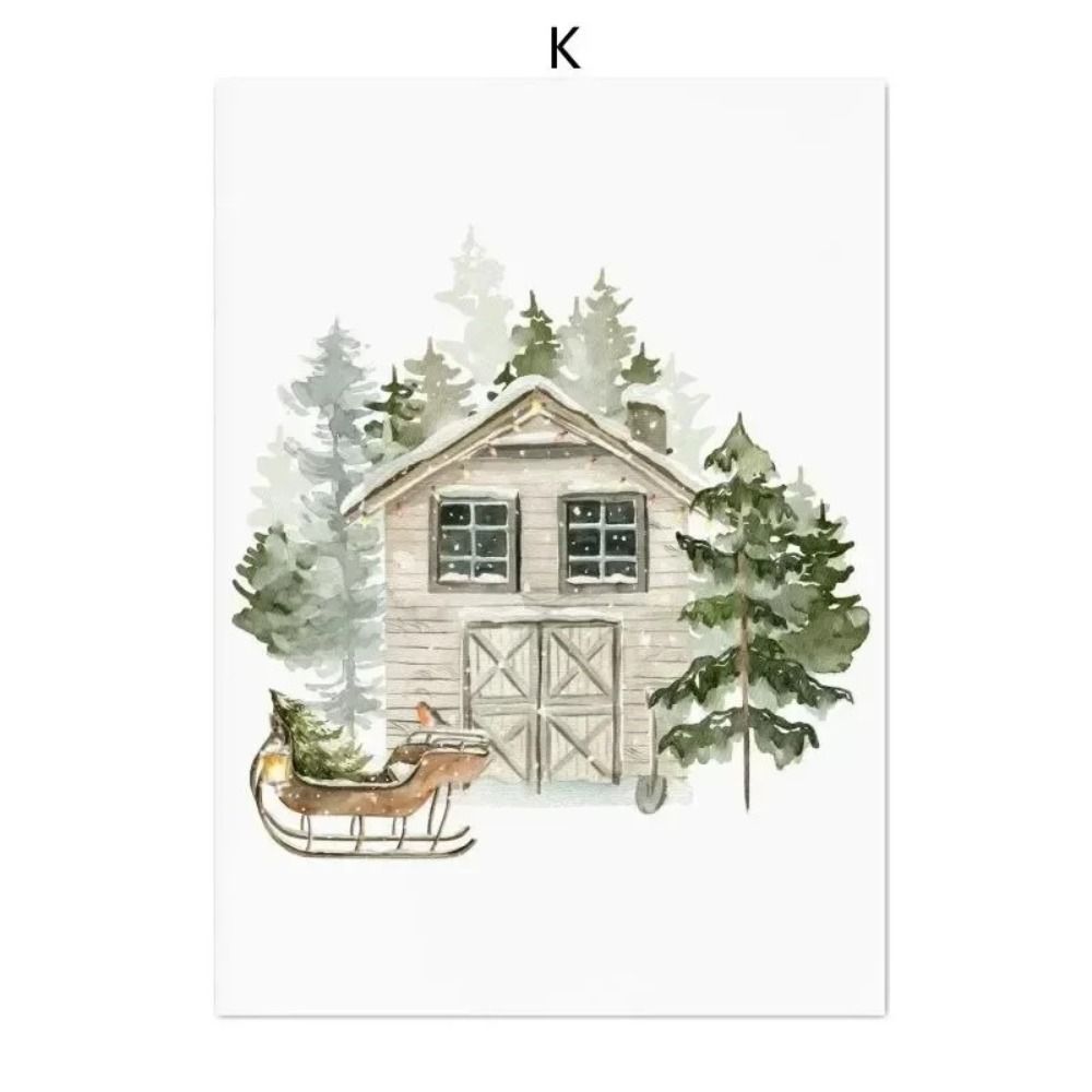 Vintage Christmas Metal Wall Decoration, Holiday Sticker Sign