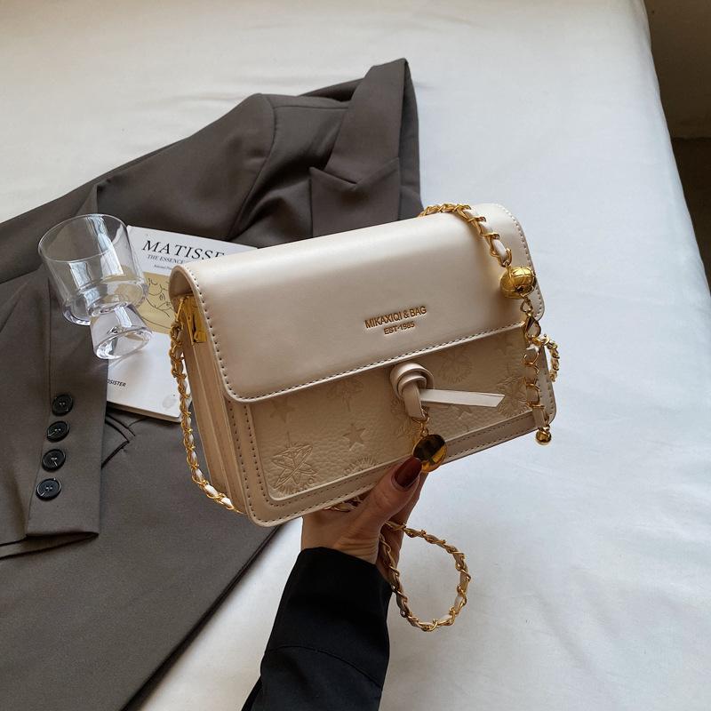 Premium summer versatile small square bag 2025 new fashion chain shoulder women's bag Korean version of foreign style messenger bag bag