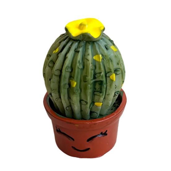 Cartoon Potted Cactus Fridge Magnet Resin 3D Mini Potted Plants Refrigerator Magnet Kitchen Home Office Decoration
