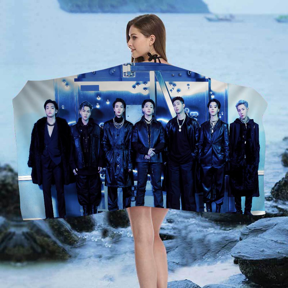 Dynamite Kpop Boys Big Microfiber Beach Towels Quick Dry Towel Sand Beach Towels Pool Towel For Travel Swim Pool Yoga