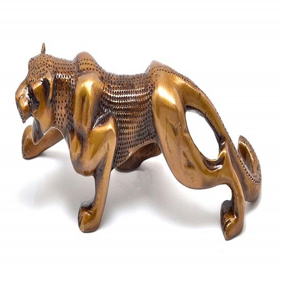 Luxurious Premium Jaguar Collectible Brass Designer Showpiece, Decorative Items for Home, Living Room 24.13 Cm