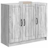 Sideboard Grey Sonoma 89 x 34.5 x 77 cm Engineered Wood
