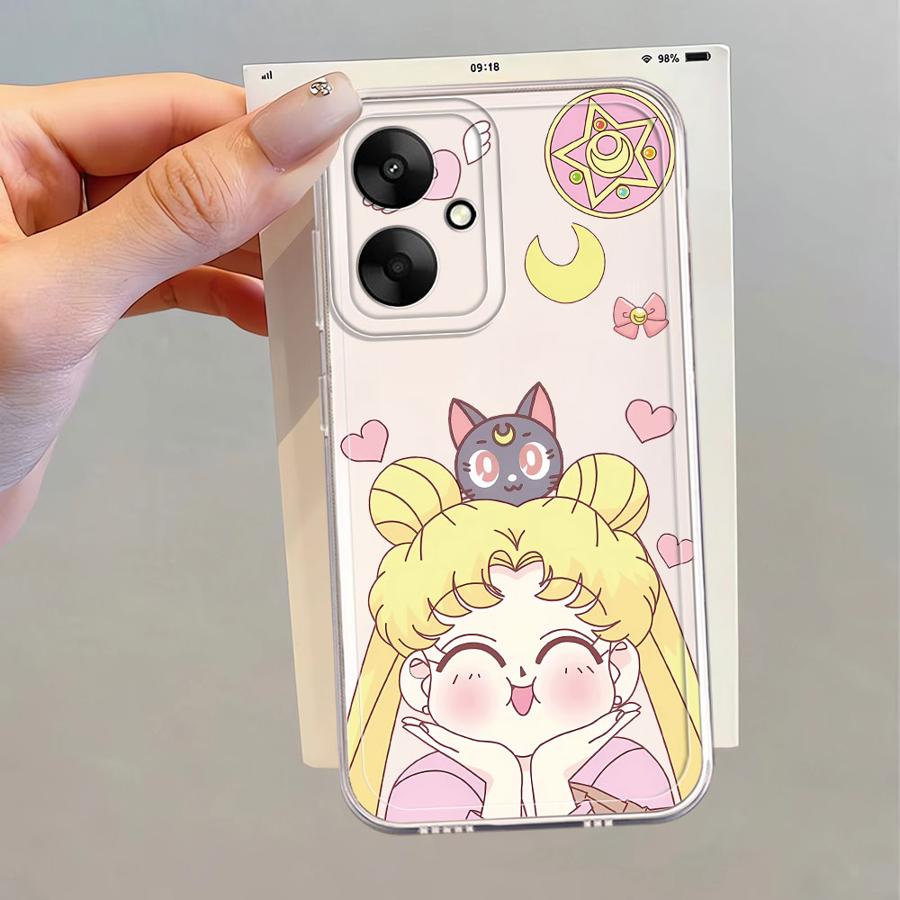 Custodia Anime Sailor Moon per Xiaomi Mi 11T Pro 11 Lite Cover Morbida per Telefono