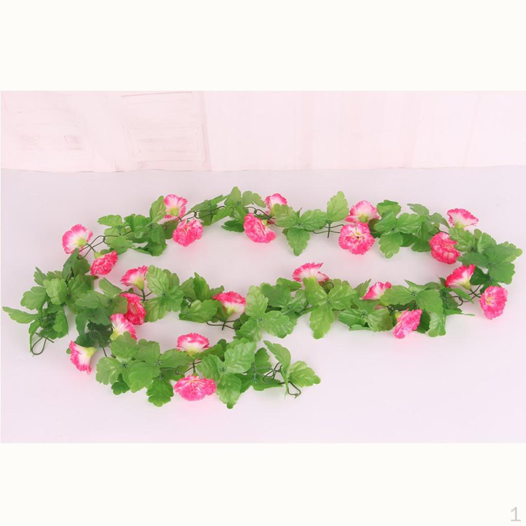 2 Carnation Rose Flower Vine Garden - Yellow