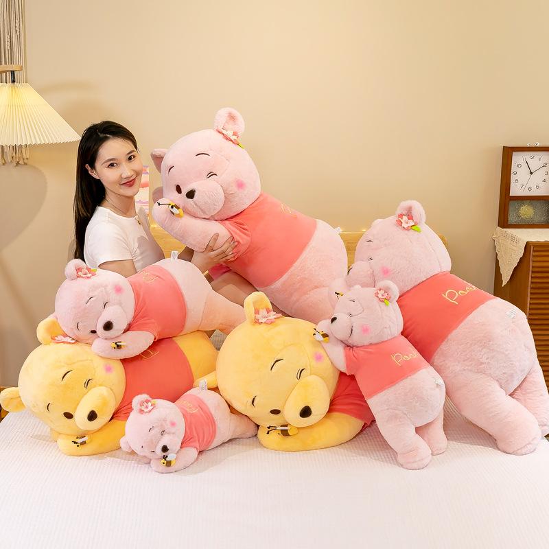 40-50cm New Winnie The Pooh Plush Toys Cartoon Animal Winnie Bear Doll Soft Stuffed Cute Anime Character Pillow Birthday Gifts