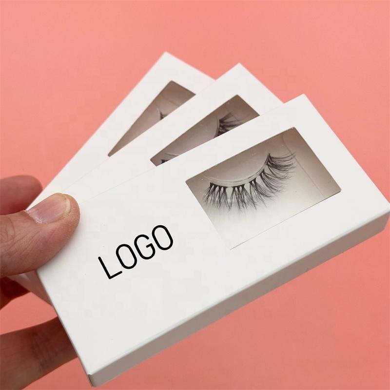 2026Vegan Clear Band Comfort Super Thin Strip Handmade Eyelash Strips Wispy Cruelty Free Synthetic 3D Natural Cat Eye Lashes