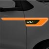 cqmvag1 2PC Car Side Body Fender Safety Warning Protection Sticker Reflective Strip Hubcap For KIA Rio Ceed Sportage Cerato Soul Sorento