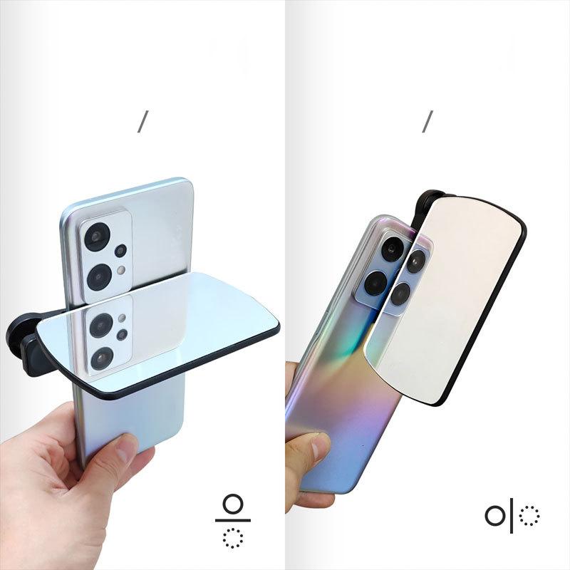 Sada klipů pro zrcadlový odraz fotoaparátu smartphonu s nastavením úhlu, odrazové fotografování, venkovní klip na fotoaparát, selfie artefakt