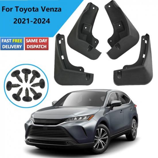 

4Pcs For Toyota Venza XU80 Front Rear Splash Guards Mudguards Mud Flap -24